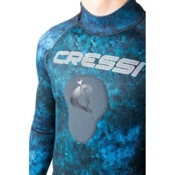 Combinaison Chasse Camo Cressi Tokugawa Bleu 3mm -Nautiques Sports Magasin combinaison chasse camo cressi tokugawa bleu 3mm 2