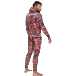 Combinaison Chasse Camo Rouge Cressi Scorpionfish 5mm -Nautiques Sports Magasin combinaison chasse camo rouge cressi scorpionfish 5mm 5