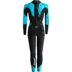 Combinaison Nage Femme Cressi Karua Noir / Turquoise 3/2mm -Nautiques Sports Magasin combinaison nage femme cressi karua noir turquoise 3 2mm 2