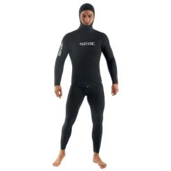 Combinaison Plongée 2 Pièces Seac Homme Noir 8,5mm -Nautiques Sports Magasin combinaison plongee 2 pieces seac riese homme 8 5mm 7