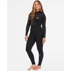 Billabong Combinaison Surf Femme Billangong Sinergy BackZip 4/3mm 2023 -Nautiques Sports Magasin combinaison surf femme billangong sinergy backzip 4 3mm 2023 2