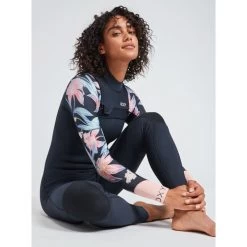 Combinaison Surf Femme Roxy Swell Series FrontZip 4/3mm 2023 -Nautiques Sports Magasin combinaison surf femme roxy swell series frontzip 43mm 2023 2