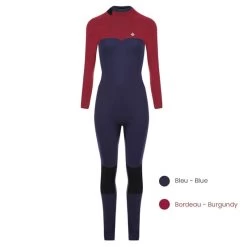 Combinaison Surf Femme Saint Jacques Wetsuits Lisa BackZip Bordeaux 3/2mm 2023 -Nautiques Sports Magasin combinaison surf femme saint jacques wetsuits lisa backzip bordeaux 3 2mm 2023 6