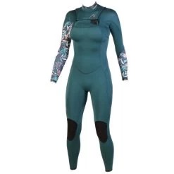 Combinaison Surf Femme Soöruz Divine FrontZip 5/4/3mm Bleu -Nautiques Sports Magasin combinaison surf femme sooruz divine frontzip 5 4 3mm bleu 3