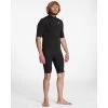 Billabong Shorty Surf Homme Absolute FrontZip Noire 2/2mm 2023 -Nautiques Sports Magasin combinaison surf homme absolute backzip noire 32mm 3
