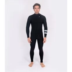 Combinaison Surf Homme Hurley Advant FrontZip Noire 5/3mm 2023