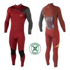 Combinaison Surf Homme Soorüz FrontZip Fighter Rouge 4/3mm 2023 -Nautiques Sports Magasin combinaison surf homme sooruz frontzip fighter rouge 4 3mm 2023 5