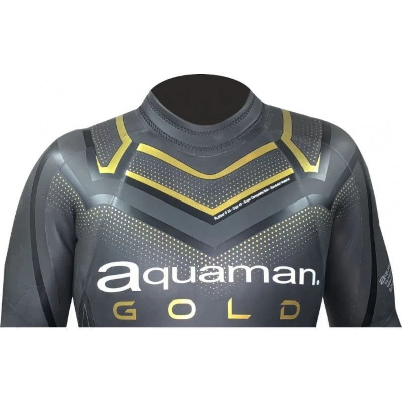 Combinaison Triathlon Homme Aquaman Gold 5mm 5 Combinaison Triathlon Homme Aquaman Gold 5mm – Image 3