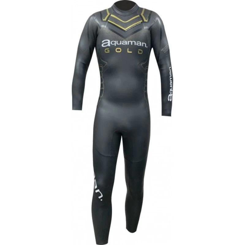 Combinaison Triathlon Homme Aquaman Gold 5mm 3 Combinaison Triathlon Homme Aquaman Gold 5mm