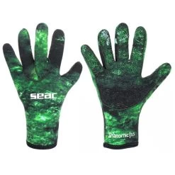 Gants De Chasse Seac Camo Vert 3,5mm