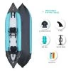 Kayak Gonflable Aquadesign KOLOA 360 2 Places -Nautiques Sports Magasin kayak gonflable aquadesign koloa 360 2 places