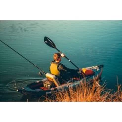 Kayak Gonflable Aquadesign KOLOA X'PERIENCE 305 Noir/Gris/Orange 1 Place -Nautiques Sports Magasin kayak gonflable aquadesign koloa x perience 305 noir gris orange 1 place 2