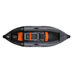 Kayak Gonflable Aquadesign KOLOA X'PERIENCE 305 Noir/Gris/Orange 1 Place -Nautiques Sports Magasin kayak gonflable aquadesign koloa x perience 305 noir gris orange 1 place 5