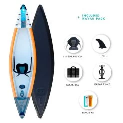 Kayak Gonflable Aquadesign SEDNA 350 1 Place -Nautiques Sports Magasin kayak gonflable aquadesign sedna 350 1 place 6