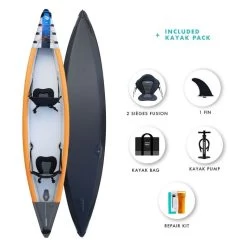 Kayak Gonflable Aquadesign SEDNA 415 2 Places -Nautiques Sports Magasin kayak gonflable aquadesign sedna 415 2 places 10