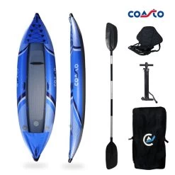 Kayak Gonflable COASTO Lotus 1 Personne -Nautiques Sports Magasin kayak gonflable coasto lotus 1 personne 4