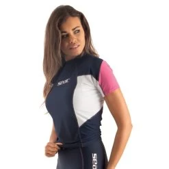 Lycra MC Seac Evo Femme Bleu -Nautiques Sports Magasin lycra mc seac evo femme bleu 2