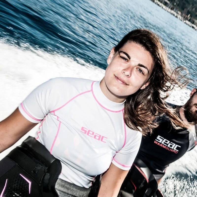 Lycra MC Seac T-Sun Femme Blanc 5 Lycra MC Seac T-Sun Femme Blanc – Image 3