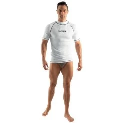 Lycra MC Seac T-Sun Homme Blanc -Nautiques Sports Magasin lycra mc seac t sun homme blanc 2