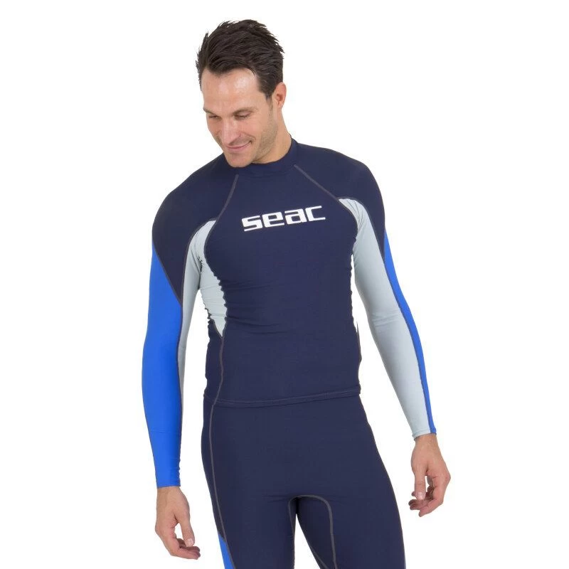 Lycra ML Seac Evo Homme Bleu 3 Lycra ML Seac Evo Homme Bleu