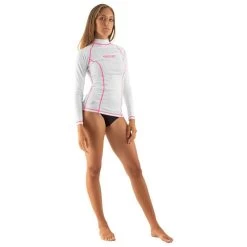 Lycra ML Seac T-Sun Femme Blanc -Nautiques Sports Magasin lycra ml seac t sun femme blanc 2