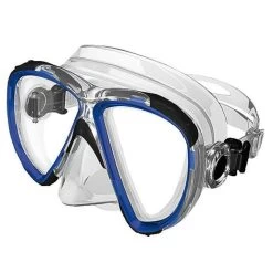 Masque Bleu Avec Verres Correcteurs Aquatys Papeete