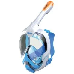 Masque Snorkeling Seac Grande Faciale Magica Blanc/Orange -Nautiques Sports Magasin masque snorkeling seac grande faciale libera magica blanc orange 1