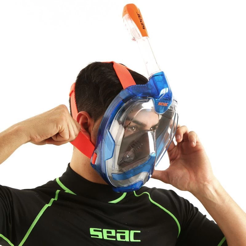 Masque Snorkeling Seac Grande Faciale Magica Bleu/Orange 12 Masque Snorkeling Seac Grande Faciale Magica Bleu/Orange – Image 10