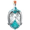 Masque Snorkeling Seac Grande Faciale Libera Turquoise/Orange -Nautiques Sports Magasin masque snorkeling seac grande faciale libera turquoise orange