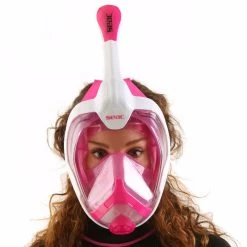 Masque Snorkeling Seac Grande Faciale Magica Blanc/Rose -Nautiques Sports Magasin masque snorkeling seac grande faciale magica blanc rose 2