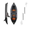 Pack Kayak Gonflable Aquadesign KOLOA X'PERIENCE 305 Noir/Gris/Orange 1 Place -Nautiques Sports Magasin pack kayak gonflable aquadesign koloa x perience 305 noirgrisorange 1 place