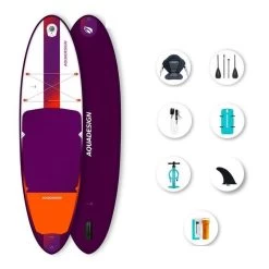 Paddle Gonflable Aquadesign LAVA 9'8'' -Nautiques Sports Magasin paddle gonflable aquadesign lava 9 8 6
