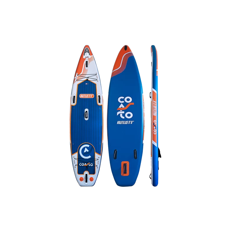 Paddle Gonflable COASTO Nautilus 11'8" Simple Chambre 3 Paddle Gonflable COASTO Nautilus 11'8" Simple Chambre