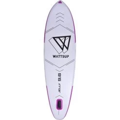 Paddle Gonflable WATTSUP JELLY 9'6'' -Nautiques Sports Magasin paddle gonflable wattsup jelly 9 6 2