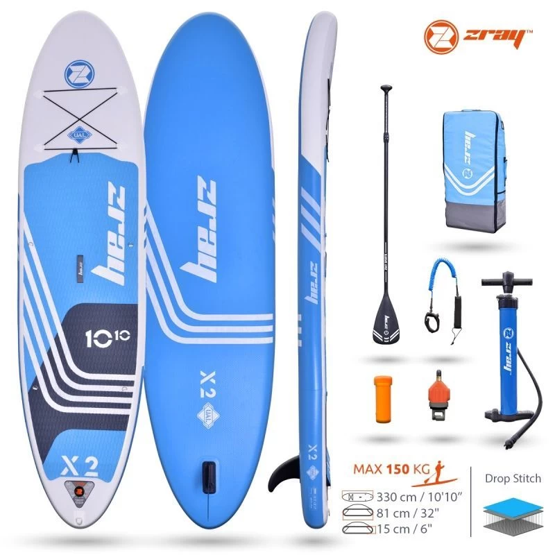 Paddle Gonflable ZRAY X-Rider X2 10'10 3 Paddle Gonflable ZRAY X-Rider X2 10'10