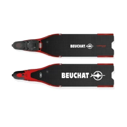 Palmes Chaussantes Carbon Beuchat Libeccio Elite Noir/Rouge -Nautiques Sports Magasin palmes chaussantes carbon beuchat libeccio elite noir rouge 1