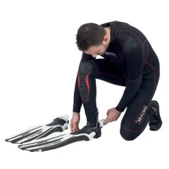 Palmes Réglables Seac Propulsion S Blanche -Nautiques Sports Magasin palmes reglables seac propulsion s blanche 5