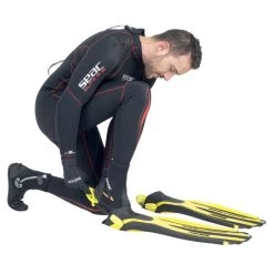 Palmes Réglables Seac Propulsion S Jaune -Nautiques Sports Magasin palmes reglables seac propulsion s jaune 6