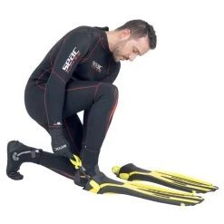 Palmes Réglables Seac Propulsion S Jaune -Nautiques Sports Magasin palmes reglables seac propulsion s jaune 7