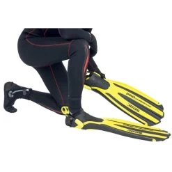 Palmes Réglables Seac Propulsion S Jaune -Nautiques Sports Magasin palmes reglables seac propulsion s jaune 9