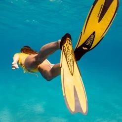 Palmes Snorkeling Seac Speed Jaune -Nautiques Sports Magasin palmes snorkeling seac speed jaune 6