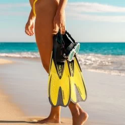 Palmes Snorkeling Seac Speed Jaune -Nautiques Sports Magasin palmes snorkeling seac speed jaune 7