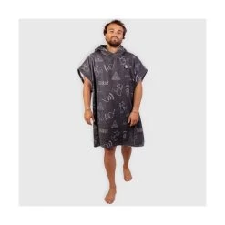 Poncho Mixte Soöruz Picto Microfibre Marron -Nautiques Sports Magasin poncho mixte sooeruz picto microfibre marron 2