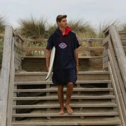 Poncho Surf Adulte Saint Jacques Wetsuits Kaki-Bleu -Nautiques Sports Magasin poncho surf adulte saint jacques wetsuits kaki bleu 2