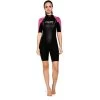 Shorty Femme Cressi Altum Noir/Rose 3mm -Nautiques Sports Magasin shorty femme cressi altum noir rose 3mm