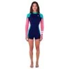 Shorty Femme Manche Longue Hurley Advant Bleu 2mm 2023 -Nautiques Sports Magasin shorty femme manche longue hurley advant bleu 2mm 2023