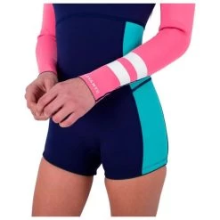 Shorty Femme Manche Longue Hurley Advant Bleu 2mm 2023 -Nautiques Sports Magasin shorty femme manche longue hurley advant bleu 2mm 2023 2