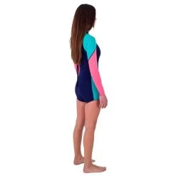 Shorty Femme Manche Longue Hurley Advant Bleu 2mm 2023 -Nautiques Sports Magasin shorty femme manche longue hurley advant bleu 2mm 2023 3