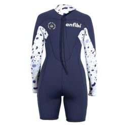 Shorty Longe Cote Femme Double Zip Anfibi Ultra Stretch 3/2mm -Nautiques Sports Magasin shorty longe cote femme double zip anfibi ultra stretch 32mm 3