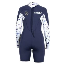 Shorty Longe Cote Femme Double Zip Anfibi Ultra Stretch 4/3mm -Nautiques Sports Magasin shorty longe cote femme double zip anfibi ultra stretch 43mm 3